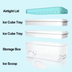 TECHSHARE Eiswürfelform 64er Set mit Deckel – Einhändige Entnahme für Küche & Partys – Bild 5