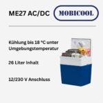Mobicool ME27 Elektrische Kühlbox 26L – 12V & 230V für Auto, Camping & Unterwegs – Bild 4
