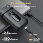 Brightup Elektrorasierer Herren mit Präzisions-Trimmer – 150 Min. Akku & USB-C Ladung – Bild 4
