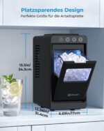 WELLENT Eiswürfelmaschine mit Schublade – 12 kg/24h Eisproduktion für Küche & Bar – Bild 7