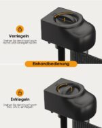 derimkcoa Treppenschutzgitter Ausziehbar 0-140 cm – Sicheres Babygitter für Treppen & Türen – Bild 7