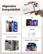 Eissix 12000mAh MagSafe Powerbank – Magnetisches Schnelllade-System mit 22.5W für iPhone – Bild 8