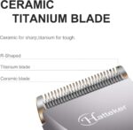 Hatteker 3-in-1 Haarschneider für Herren mit Keramik-Titan-Klinge & LCD-Anzeige – Profi Trimmer für Haar & Bart – Bild 5