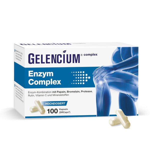 Gelencium Enzym Complex 1.500 mg – Hochdosiert mit Bromelain & Papain für 100 Tage