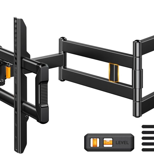 Perlegear TV Wandhalterung 943mm Langarm – Schwenkbar für 42–84 Zoll bis 68kg