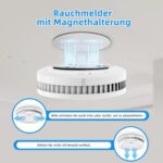 XINDUM Rauchmelder 10er Set – TÜV-zertifiziert mit 10 Jahren Batterie & Magnethalterung – Bild 3