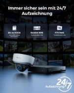 Reolink RLC-1240A 12MP PoE-Sicherheitskamera mit Farbnachtsicht & Vandalismusschutz IK10 – Bild 5