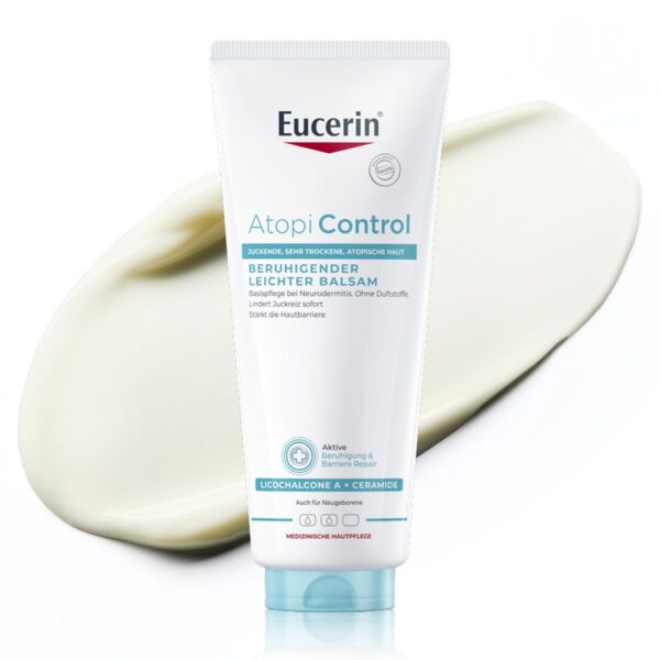 Eucerin AtopiControl Beruhigender Leichter Balsam 400 ml – Lindert Juckreiz