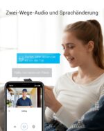 EZVIZ CP4 WLAN Türklingel mit 166° Weitwinkel, 2MP & 4,3" Display – Smarte Türspionkamera mit AI-Personenerkennung – Bild 4