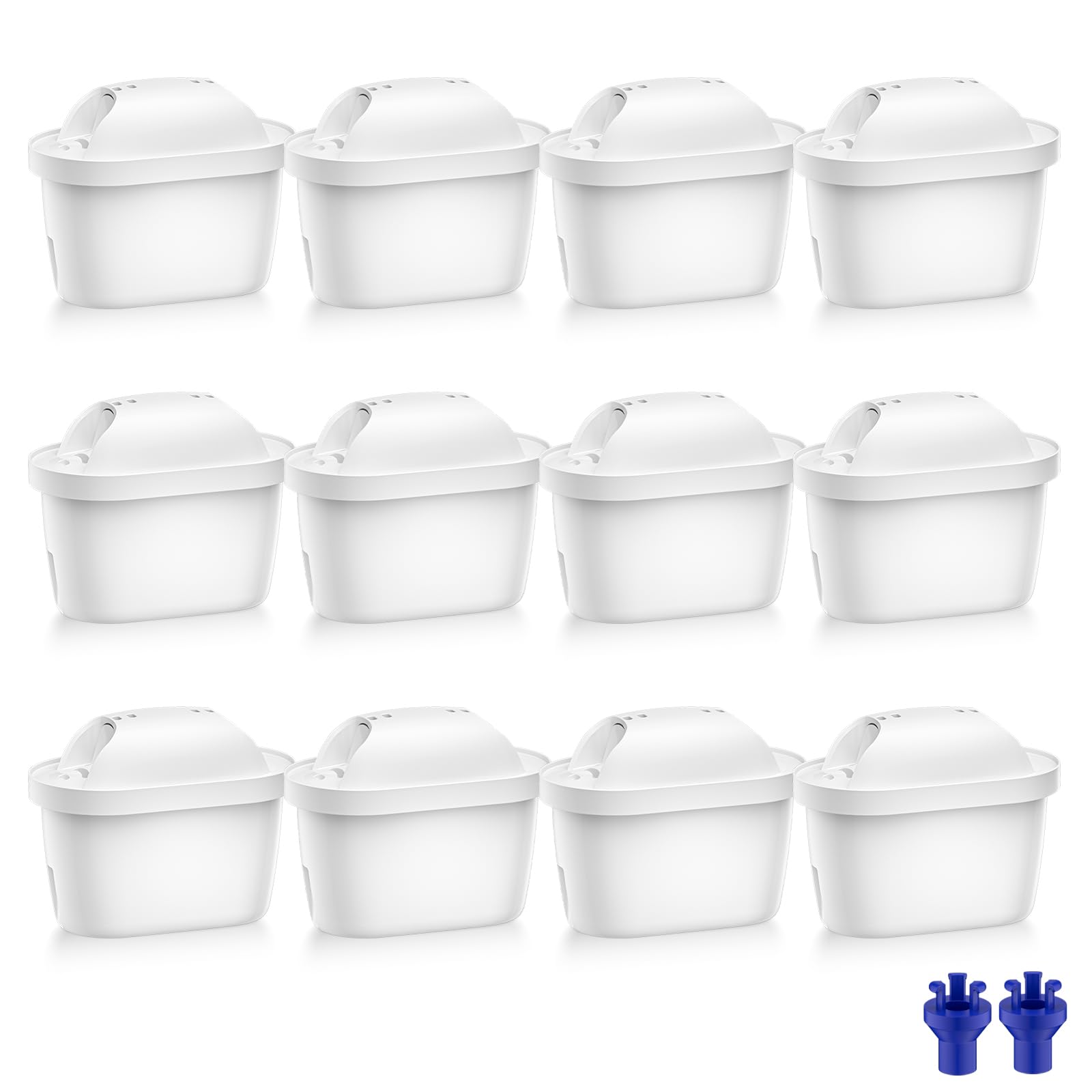 61bfw2iRbL._SY1600_.jpg Tikstoy Wasserfilter Kartuschen 12er Set – Kompatibel mit Brita® Maxtra+® für reines Trinkwasser – Bild 1