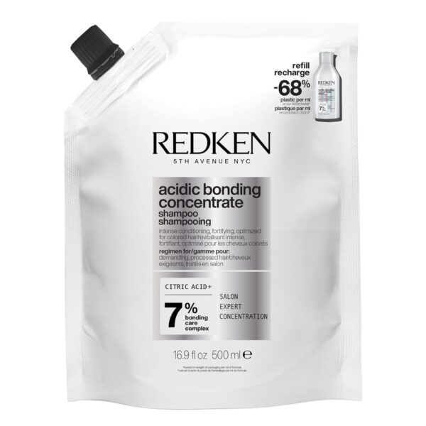 Redken Acidic Bonding Concentrate Shampoo Nachfüllbeutel – Reparatur & Farbschutz für geschädigtes Haar