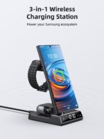 NeotrixQI 3-in-1 Wireless Charger für Samsung Galaxy – Induktive Ladestation für Smartphone, Watch & Buds – Bild 2