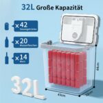 TOOHUB 32L Elektrische Kühlbox 12V/230V – Kühl- & Wärmefunktion für Auto & Camping – Bild 2