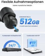 Reolink TrackMix 4K PTZ PoE Überwachungskamera – Dual-Objektiv mit Auto-Tracking & Farbnachtsicht – Bild 6