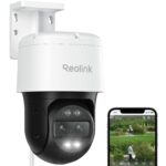 Reolink TrackMix PoE 4K Dual-Objektiv PTZ Kamera – 6X Zoom & Auto-Tracking für Aussen