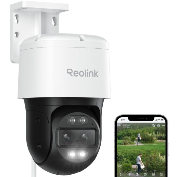 Reolink TrackMix PoE 4K Dual-Objektiv PTZ Kamera – 6X Zoom & Auto-Tracking für Aussen
