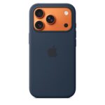 Apple iPhone 17 Pro Silikon Case mit MagSafe – Mitternacht