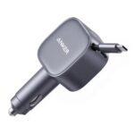Anker 75W USB-C Kfz-Ladegerät mit einziehbarem Kabel – Schnellladestation für iPhone & MacBook