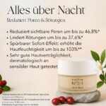 50 ml Glow Mask von mellow NOIR – Tägliche Nachtcreme mit Lotusblüte & Meerfenchel – Porenverfeinernde Naturkosmetik für ebenere Haut – Bild 2