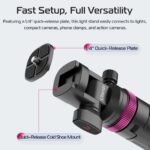 ULANZI MT-89 Aluminium Lichtstativ 208cm – Professionelles Kamera & Smartphone Stativ – Bild 3