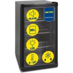METRO Professional Getränkekühlschrank GPC1088, 88 L – Glastür-Kühlschrank für Gastronomie