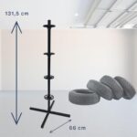 cartrend Reifenständer XL für 4 Reifen – Tragkraft 120 kg, bis 285 mm – Bild 10