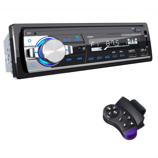 CENXINY 1 DIN Autoradio mit Bluetooth 5.0, RDS & Freisprechanlage – 4x65W Kraftvolle Audioleistung