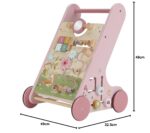Little Dutch Laufwagen Fairy Garden – Holz-Aktivitätswagen mit 8 Spielfunktionen ab 12 Monaten – Bild 3
