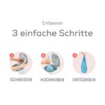 Angelcare Dress-Up XL Windeleimer – Geruchssicher & Umweltfreundlich mit Nachfüllkassette – Bild 9