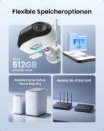 Reolink Elite WiFi 4K Überwachungskamera mit 180° Panoramablick – Aussen-Sicherheitskamera – Bild 7