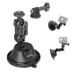 SMALLRIG Saugnapf-Halterung für Action-Kameras – Universal-Kamerahalter für Auto & Fenster