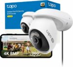 Tapo C560WS 4K WLAN-Überwachungskamera aussen – 360° Smart Tracking mit KI-Erkennung