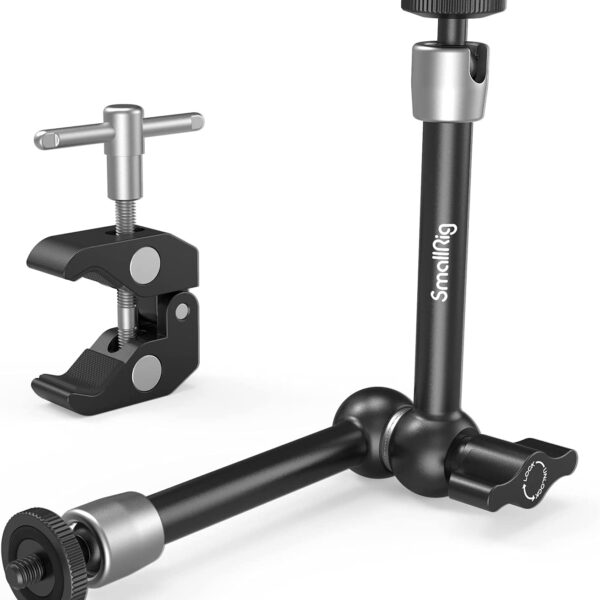 SMALLRIG 10 Zoll Magic Arm mit Super Clamp – Flexibler Monitor & Kamera Gelenkarm