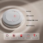 Safeliveo Rauchmelder 6er Set mit 10-Jahre-Batterie – EN 14604 zertifiziert, 85 dB Alarm – Bild 8