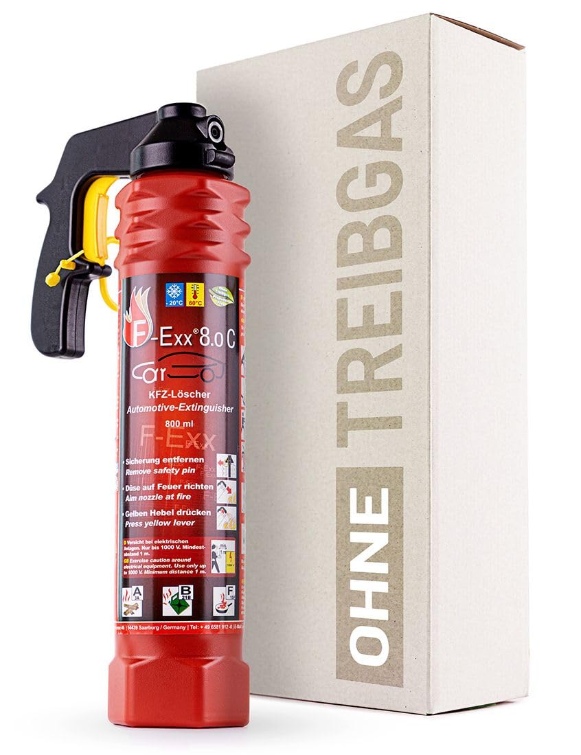 61dmtf0ZhDL._SY1099_.jpg F-Exx 8.0 C Auto-Schaum-Feuerlöscher – Treibgasfrei & Explosionssicher Made in Germany – Bild 1