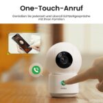 aosu 2K Überwachungskamera Innen mit 5G/2.4GHz WLAN – 360° Heimüberwachung für Familie & Haustiere – Bild 4