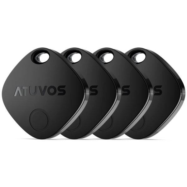 ATUVOS Air Tag Schlüsselfinder 4er Pack – Smart Tracker mit Apple Wo ist? für iOS