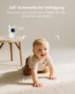 CZEview Babyphone 2.5K mit 5.5" HD-Display, Nachtsicht & intelligenter Erkennung – WLAN Babyfon – Bild 8