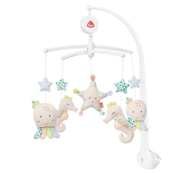 Fehn Musik-Mobile Meereskinder – Spieluhr-Mobile für Babys 0-5 Monate