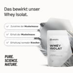 edubily Whey Protein Isolat 750g – Laktosefreies Eiweißpulver aus irischer Weidehaltung – Bild 2