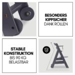 hauck Beta+ Hochstuhl Newborn Set mit Deluxe Bouncer – 5in1 Mitwachsend bis 90 kg – Bild 7