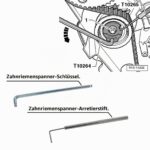 DPTOOL Nockenwelle Zahnriemen Werkzeuge für VW Audi SEAT Skoda 1.4-2.0 TDI EA288 – Bild 7