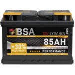 BSA Autobatterie 85Ah 12V – +30% Startkraft mit Calcium-Technologie für zuverlässige Starts – Bild 3