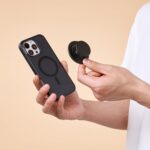 PopSockets MagSafe Handy-Grip mit magnetischer Halterung – Sicherer Halt & Ständer in Schwarz – Bild 5