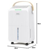 KNKA Luftentfeuchter 16 L/T – Energiesparender Raumentfeuchter mit Schlafmodus für 35 m² – Bild 2