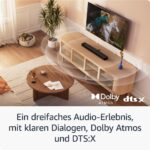 Amazon Fire TV-Soundbar Plus | 3.1-Kanal Dolby Atmos & DTS:X – Kinosound für dein Wohnzimmer – Bild 3