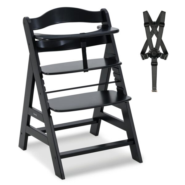 hauck Alpha+ Hochstuhl aus FSC-Buchenholz – Mitwachsender Kinderstuhl 6 Monate bis 90 kg