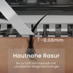 SweetLF Elektrorasierer Herren – Nass- & Trockenrasierer mit IPX7 & 4D-Drehköpfen – Bild 3