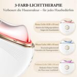 ANLAN EMS Gua Sha Massagegerät mit Rotlicht – Anti-Aging Gesichtsstraffergerät mit Warm-Kalt-Therapie – Bild 3