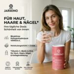 JARMINO Collagen Peptide 450g – Beauty Glow Pulver mit Hyaluronsäure & Biotin – Bild 2